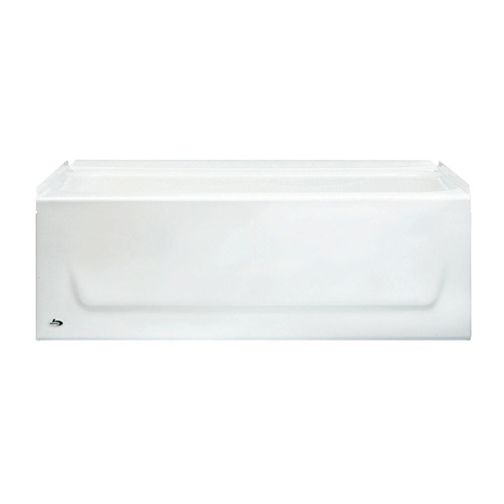 011-3303-WHITE L.H. BOOTZ
KONA 4-1/2&#39; (54&quot;) Steel
Tub-White 54&quot; X 30&quot;