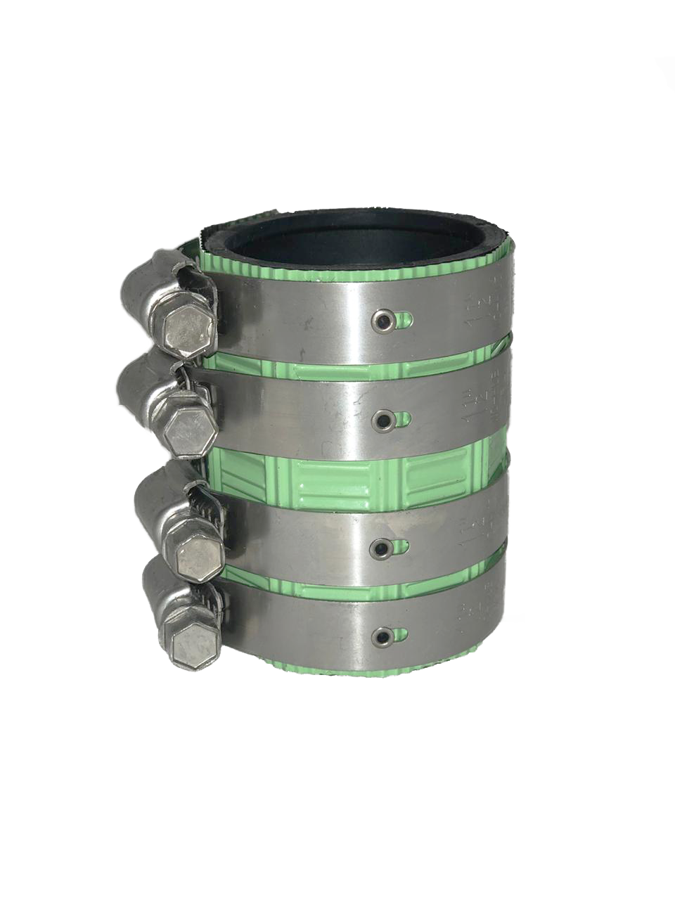 6217H8G 1 1/2&quot; - 4 BAND IDEAL
(GREEN) COUPLING {60} - 3/8&quot;
Hex-80 inch/lbs Installation