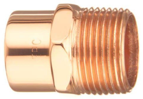 1 1/4&quot; Cop X 1-1/4&quot; Male Adapter (10) [100]