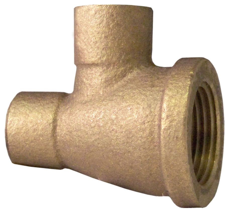 1 1/4&quot; C X 3/4&quot; F X 1 1/4&quot; Copper Tee [36]