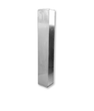 Gray Metal 12x8 48&quot;
Slide/Drive Trunk 
Duct[5/CASE]