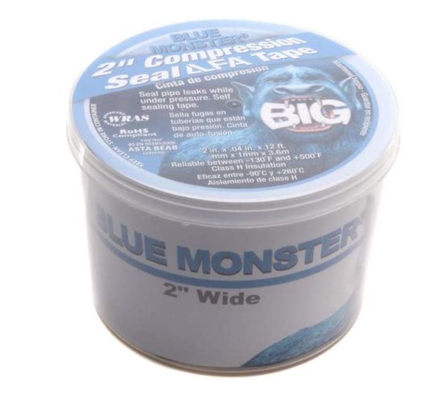 2&quot; x 12-foot roll - Blue Monster Compression Seal Tape