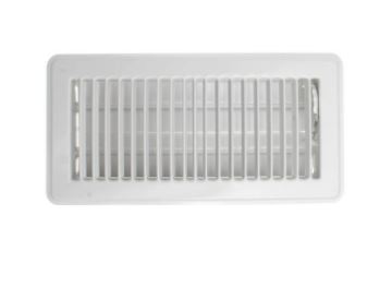 Hart &amp; Cooley 421 Stamped Floor Diffuser 2&quot;x12&quot; ; White