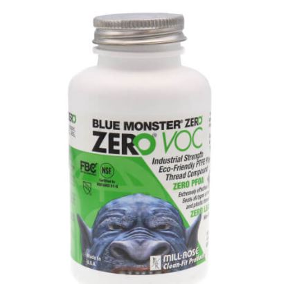 76042 Mill-Rose 8oz BLUE 
MONSTER ZERO VOC Thread 
Sealant 24/cs