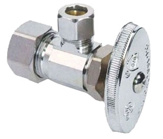 5/8 O.D. x 3/8 O.D. LEAD FREE RB Angle Stop-Compression x