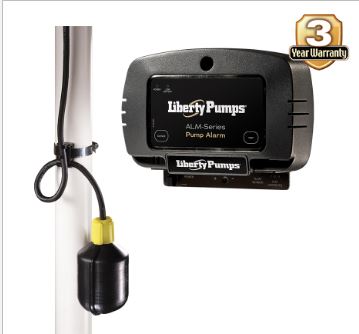 LIBERTY ALM-2 ALARM, 115 VOLT 9 VOLT BATTERY PROTECTED,