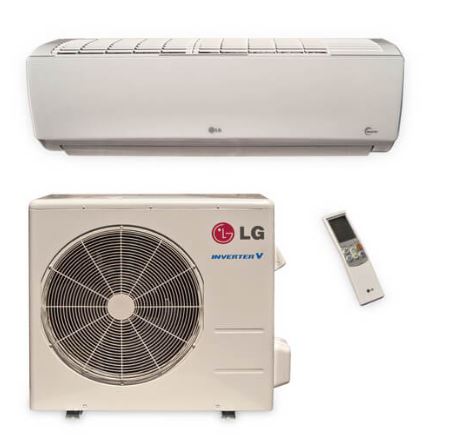 LS181HSV2 - LG 18,000 BTU
(1.5 TON) 20 SEER DUCTLESS
MINISPLIT - WHITE - COMBO