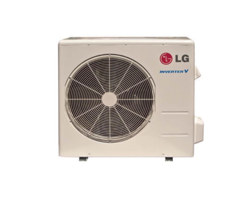 LG 1.5 ton single zone inverter heat pump for 18K btu