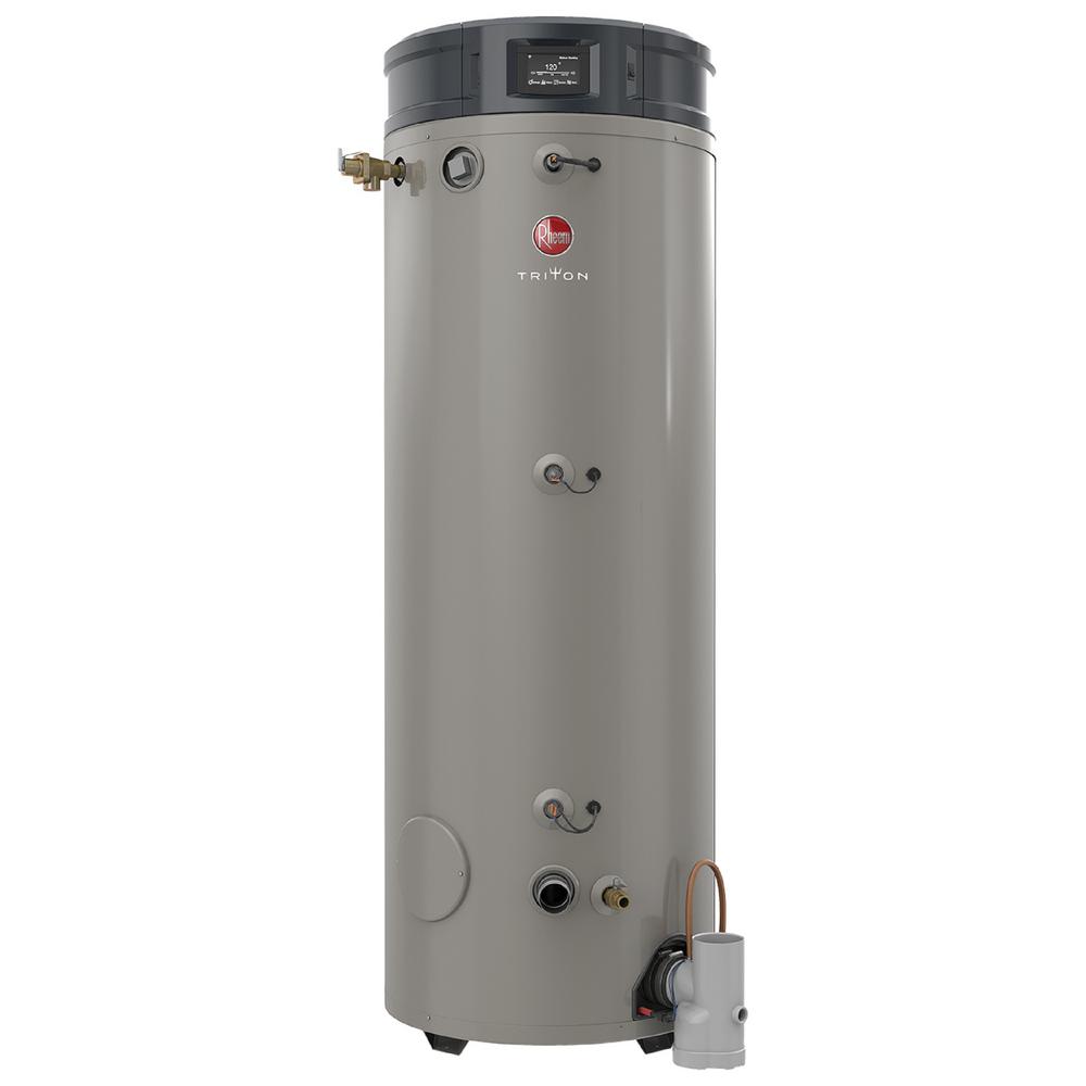 RHEEM GHE100SU-160N TRITON SU
100-GAL 160-MBH NATURAL GAS
97% EFF 2&quot;/3&quot;/4&quot; VENTING
POLY,PVC,CPVC MULTI WATER
CONNECTION SIDE/TOP/BOTTOM 2&quot;
NPT (77&quot;H)-(26-3/8&quot;D) 725LB
- 2&quot; VENT 35ft - 3&quot; VENT
135ft - 4&quot; VENT 180ft
- 3 YR WARRANTY - AHRI# 
201977709