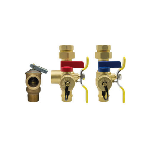 H-54444WPR - 1&quot; WEBSTONE
ISOLATOR EXP E2 - Tankless
Water Heater Service Valve
Kit LF-- FIP Union xSWT WITH
150 psi PRV