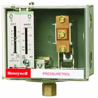 L404F1060 Honeywell
Pressuretrol Breaks On Rise
(Range 2 to 15 psi)
(((REPLACES L404A1354)))