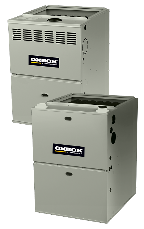 OxBox, A Trane Brand. J80; 1 
STAGE; 80% AFUE; 60,000 BTUH; 
B CABINET MULTI POSITION 2 
STAGE ECM GAS 
FURNACE; 115/1/60 HEIGHT: 33.7 
x WIDTH: 17.5 x DEPTH: 28.5